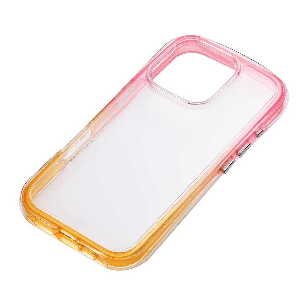 Sankcrest iPhone 16 Pro AIR SHOCK MAX Case Pink x Yellow i38RiJA02