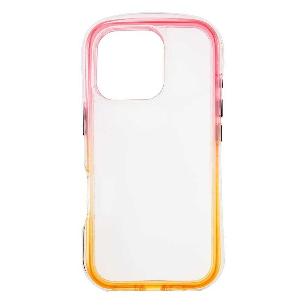 Sankcrest iPhone 16 Pro AIR SHOCK MAX Case Pink x Yellow i38RiJA02