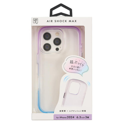 Sankcrest iPhone 16 Pro AIR SHOCK MAX Case Purple x Blue i38RiJA03