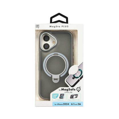 Sankcrest iPhone 16 MagStaPLUS Case Gray i38FiJS05