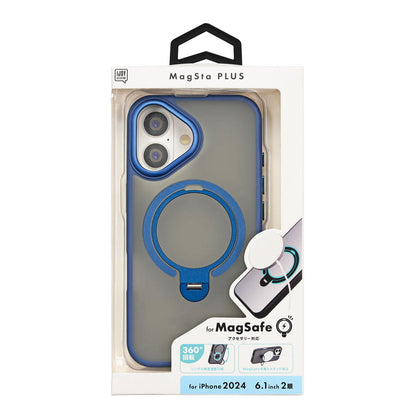 Sankcrest iPhone 16 MagStaPLUS Case Navy i38FiJS06