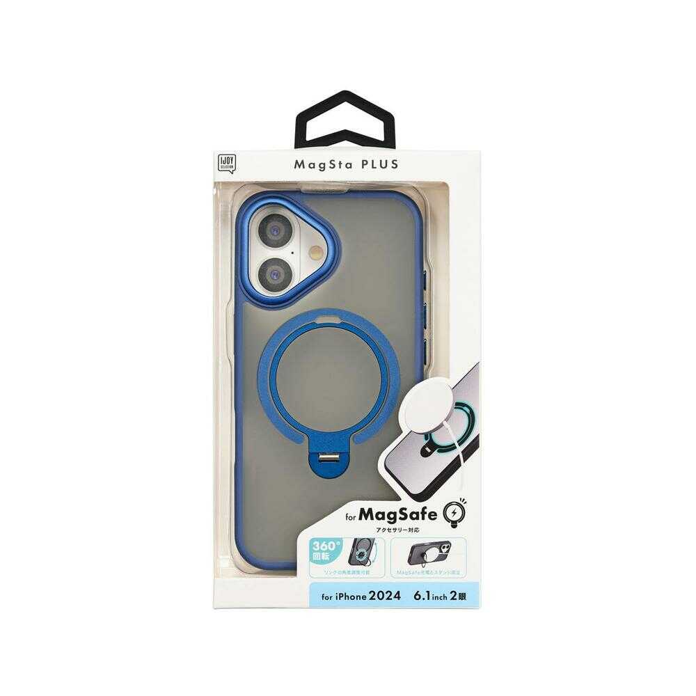 Sankcrest iPhone 16 MagStaPLUS Case Navy i38FiJS06
