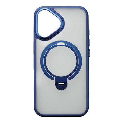 Sankcrest iPhone 16 MagStaPLUS Case Navy i38FiJS06