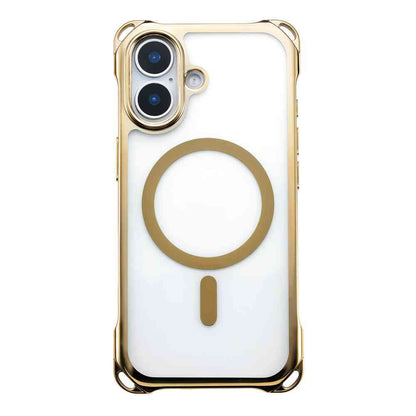 サンクレスト 4ホールケース MagSafe対応 メタリックゴールド for iPhone17