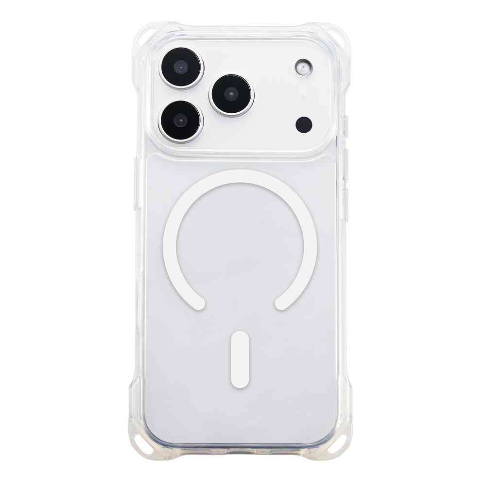 Sankcrest 4-Hole Case MagSafe Compatible Clear for iPhone 17 Pro