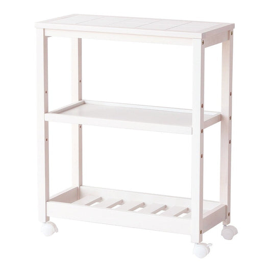 Kitchen Wagon Soup Slim Wagon 3-Tier W-3347WH
