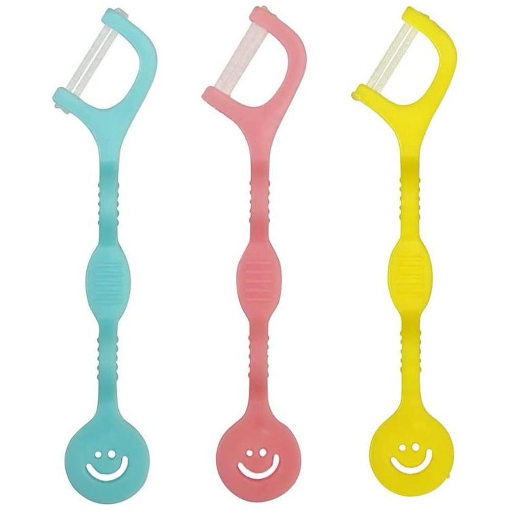 Okamura Toothbrush Teacher Sponge Floss for Infants 30 Pieces