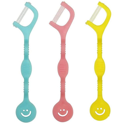 Okamura Toothbrush Teacher Sponge Floss for Infants 30 Pieces