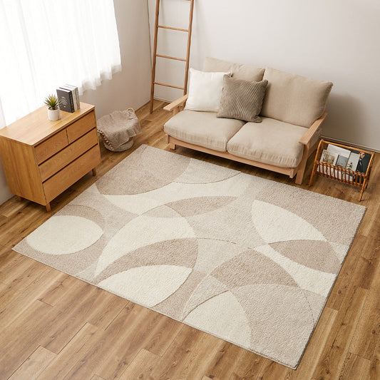 Nordic Pattern Domestic High-Function Rug Just Beige 190x240