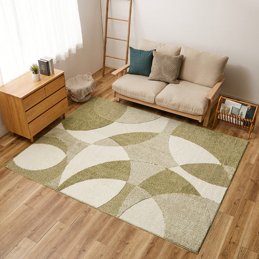 Nordic Pattern Domestic High-Function Rug Just Green 190x240
