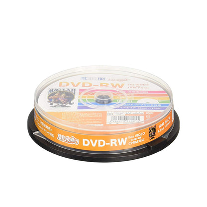 HIDISC DVD-RW Recording Spindle (10 discs) 2x Speed Wide Printable CPRM Compatible 4.7GB