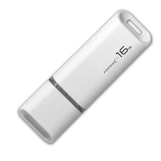 HIDISC Flash Drive White Cap Style USB 2.0 16GB (1 piece)