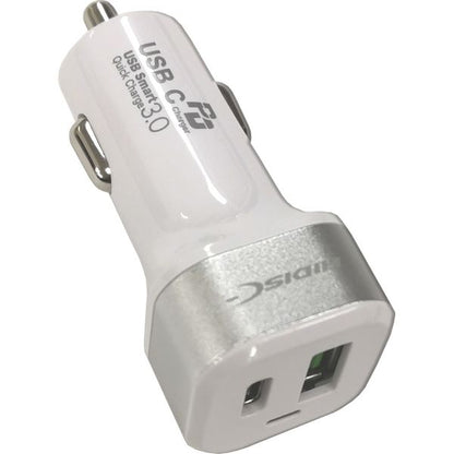 HIDISC PD Compatible Car DC Charger TYPE-A TYPE-C 2 Ports