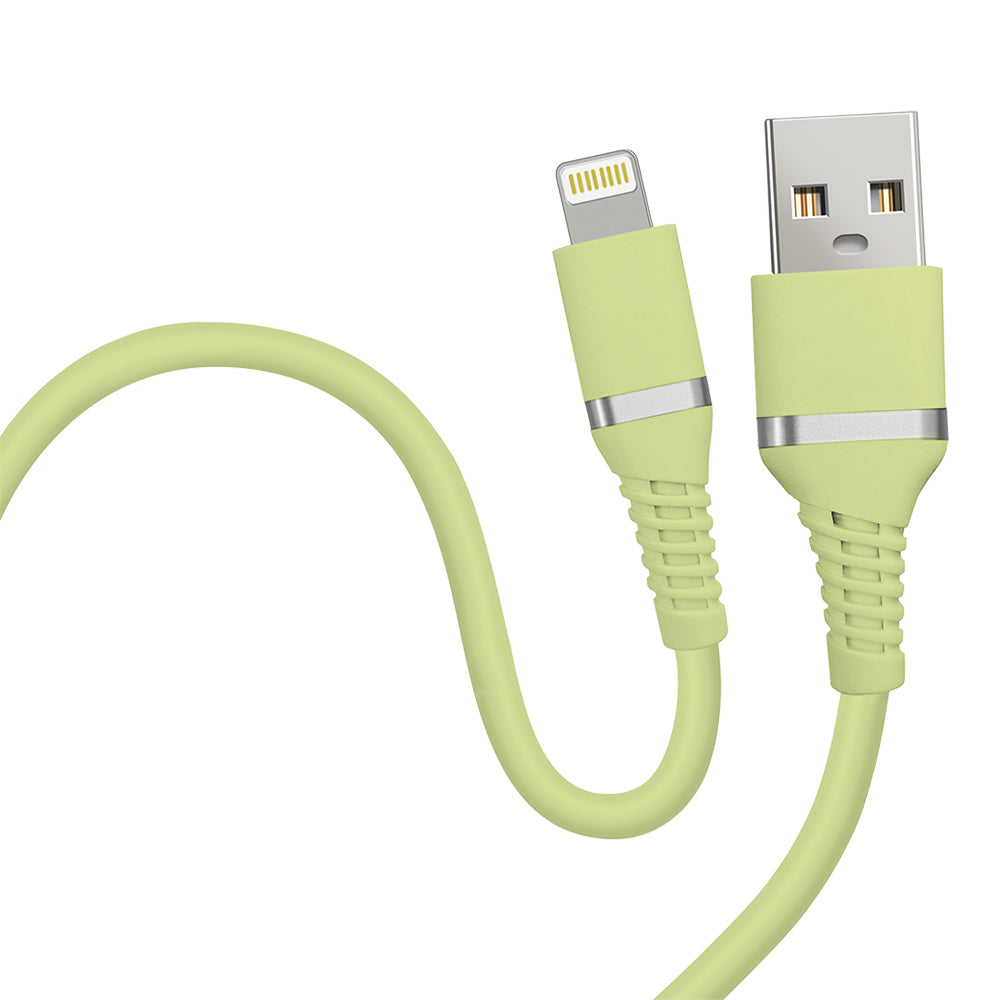 HIDISC Soft Lightning Cable 1m Pistachio Green