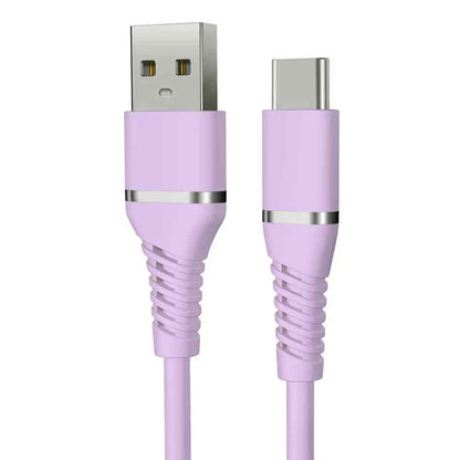 HIDISC Soft A to C Cable 1m Lavender Purple