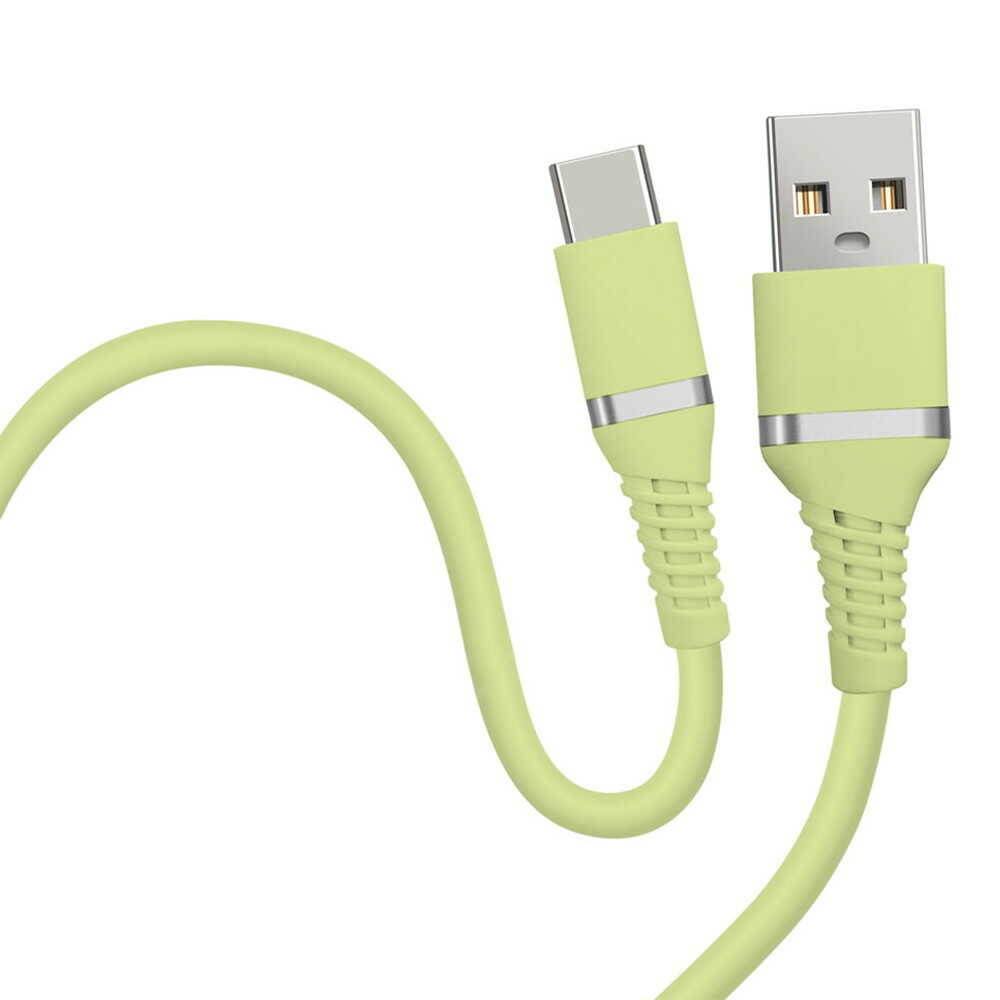 HIDISC Soft Type-C Cable 1m Pistachio Green