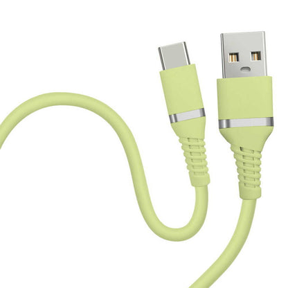 HIDISC Soft Type-C Cable 1m Pistachio Green