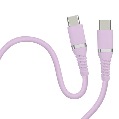 HIDISC Soft C to C Cable 1m Lavender Purple
