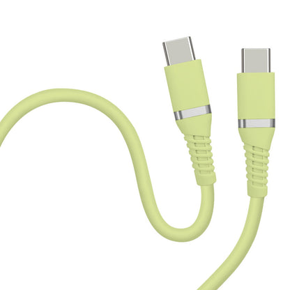 HIDISC Soft C to C Cable 1m Pistachio Green