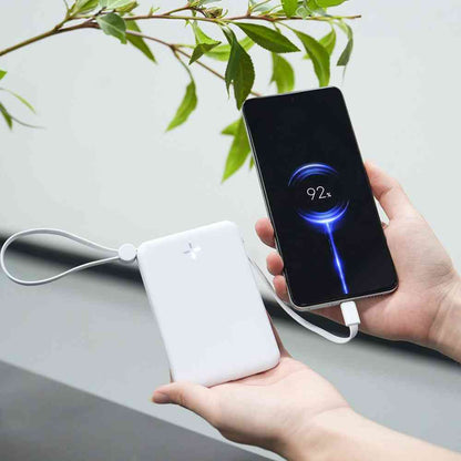 HIDISC PD20W Compatible Integrated Cable 10000mAh Mobile Battery