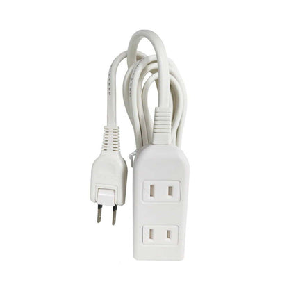 HIDISC 3-Outlet Power Strip White 1m