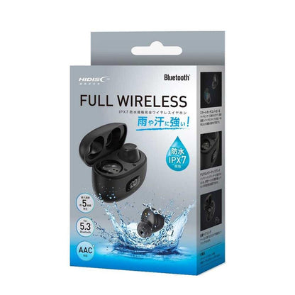 HIDISC IPX7 Waterproof Full Wireless Earphones