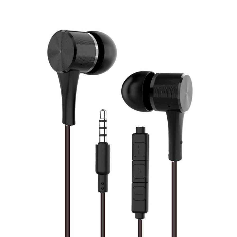 HIDISC Stereo Plug Wired Earphones Black