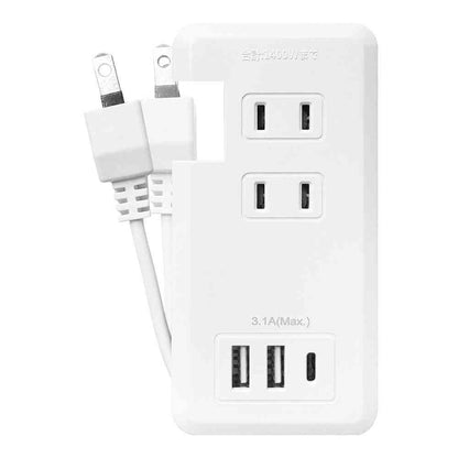 HIDISC Retractable Power Strip