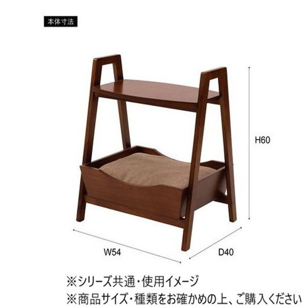Azumaya Pet Side Table Brown PET-67