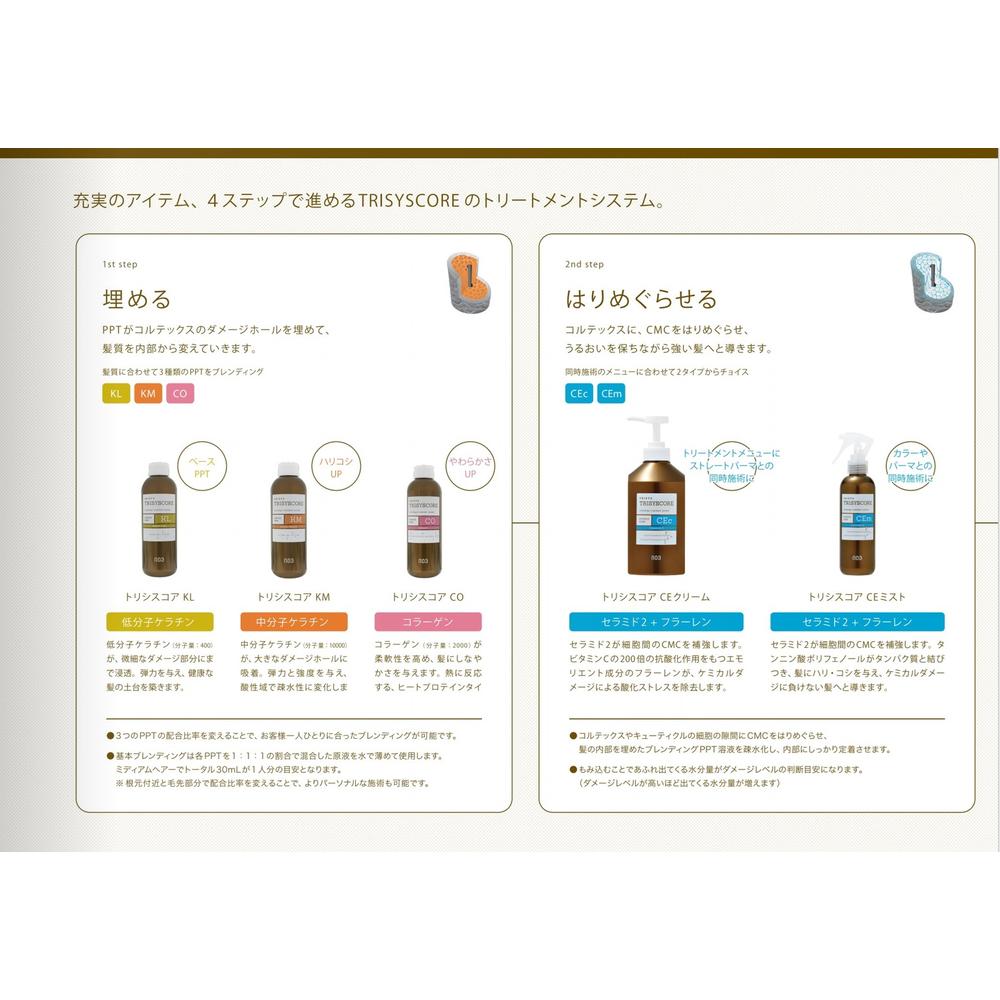 Number Three Trisys Core CE Plus Hair Treatment 12g x 4 Packs