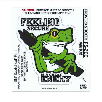Toyo Mark Genuine Sticker Stay Alert R1002