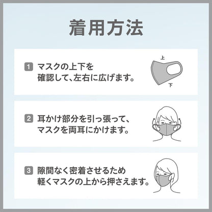 Araks PITTA MASK Light Gray (Regular, 3 Pieces)