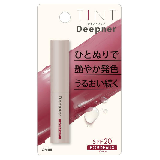 Omi Brothers Mentholatum Deepner Lip Color Bordeaux 2.3g