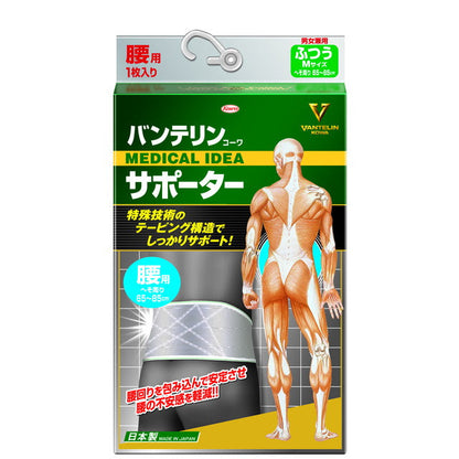 Bantelin Kowa Supporter for Waist Regular Size Shining Gray