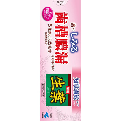 Kobayashi Pharmaceutical Namiyou Sensitivity Prevention Type 100g