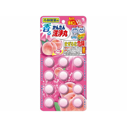 Fragrant Easy Cleaning Tablets Peach Scent (12 tablets)