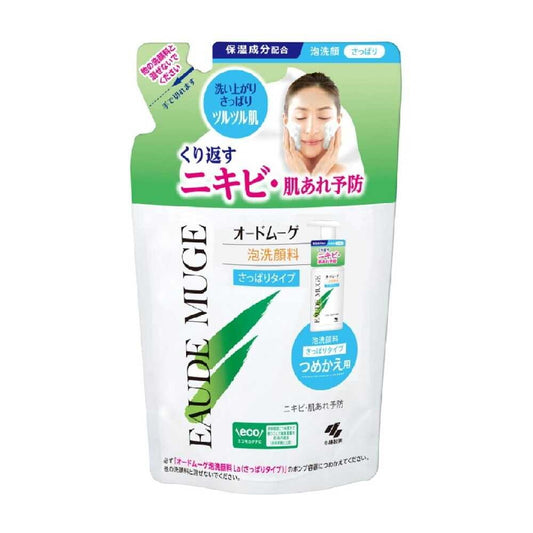 Kobayashi Pharmaceutical Odo Muge Foaming Facial Cleanser Refreshing Refill 130ml