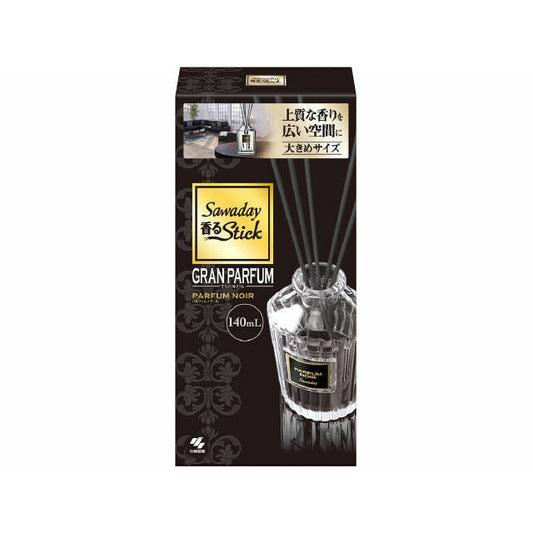 Kobayashi Pharmaceutical Sawaday Fragrant Stick Grand Parfum Parfum Noir 140ml