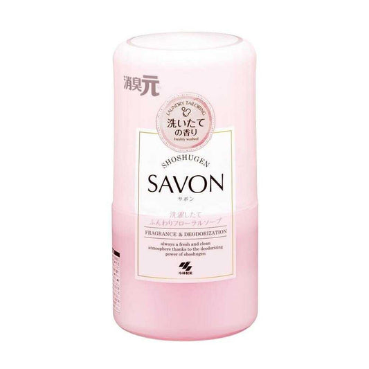 Kobayashi Pharmaceutical Deodorizer SAVON Freshly Washed Floral Soap 400ml