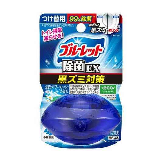 Kobayashi Pharmaceutical Liquid Bluelet Toilet Cleaner EX Refill Power Wash 67ml
