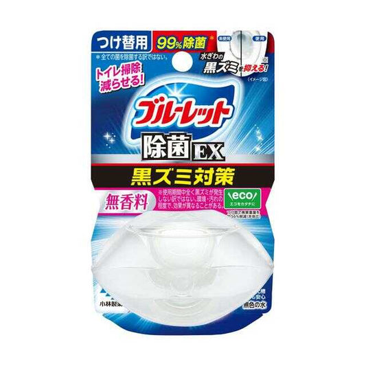 Kobayashi Pharmaceutical Liquid Bluelet Toilet Cleaner EX Refill Unscented 67ml