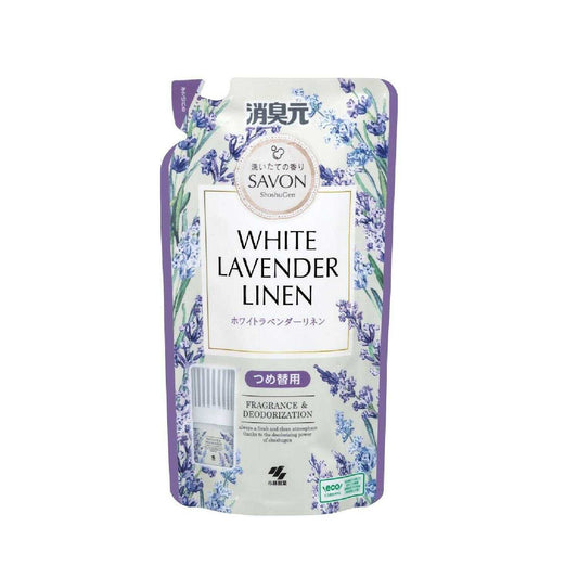 Kobayashi Pharmaceutical Deodorizer SAVON Refill White Lavender Linen 400ml