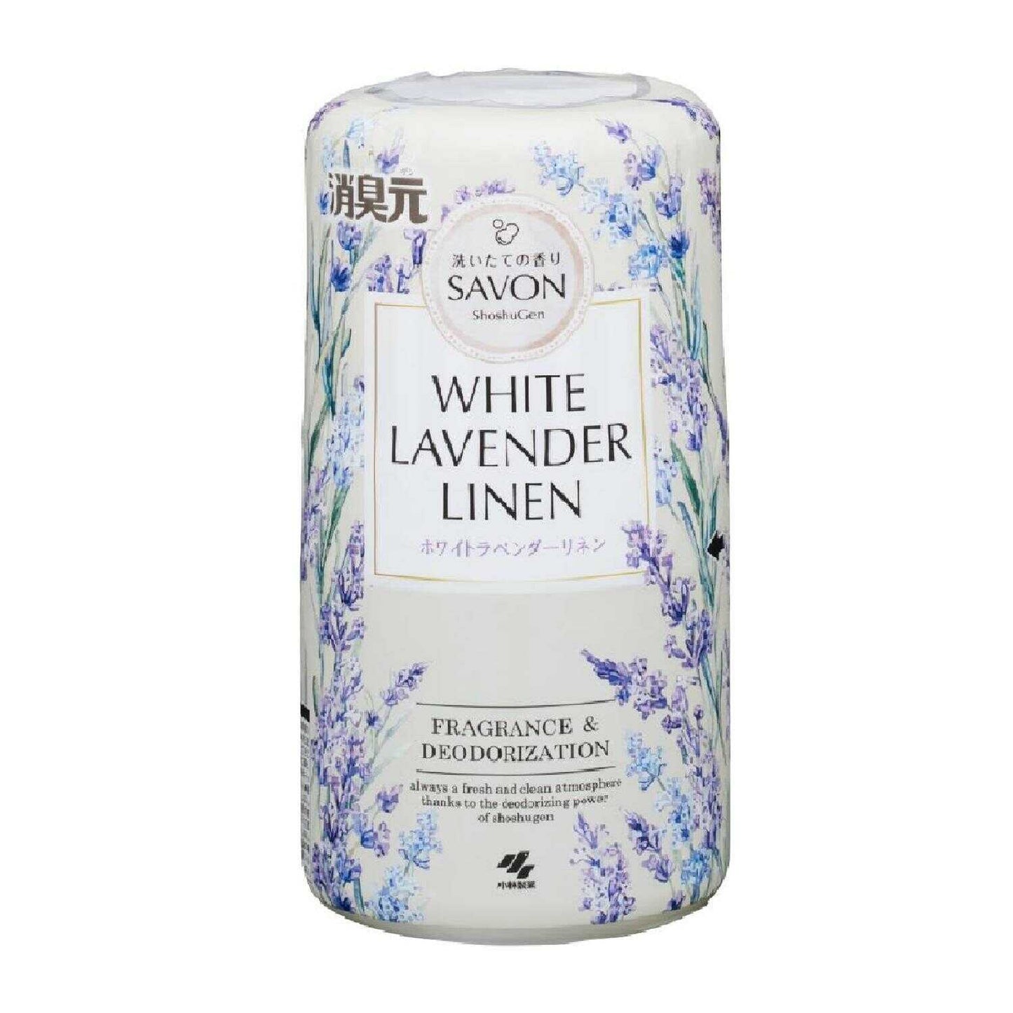 Kobayashi Pharmaceutical Deodorizer SAVON White Lavender Linen 400ml