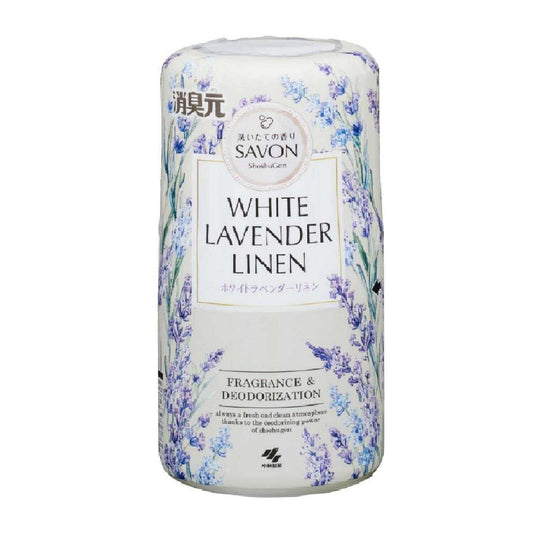 Kobayashi Pharmaceutical Deodorizer SAVON White Lavender Linen 400ml