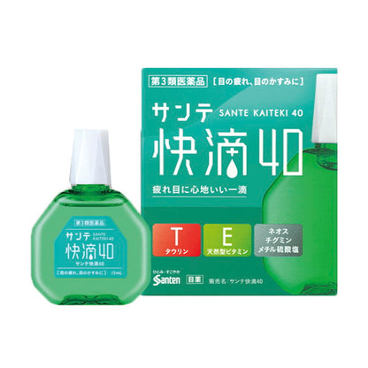 Santen Pharmaceutical Sante Kaiteki 40 15ml [Self-Medication Tax System Eligible]