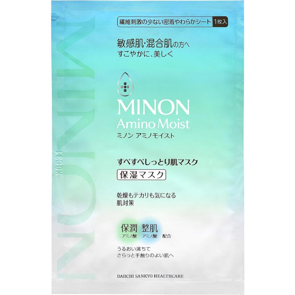 Daiichi Sankyo Healthcare Minon Amino Moist Combination Skin Smooth Moisture Mask 4 Sheets
