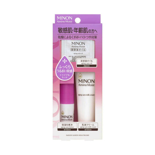 Minon Amino Moist Sensitive Skin Aging Line Trial Set (1 Set)