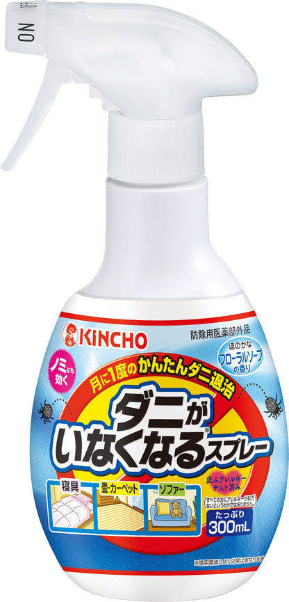 Dai Nippon Jochugiku KINCHO Dust Mite Spray Floral Soap Scent 300ml