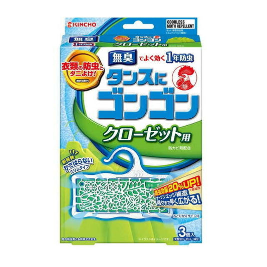 Dai Nippon Jochugiku Gongon Closet N Odorless Type 3 Pieces