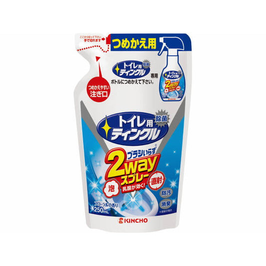 Toilet Tinkle Direct & Foam 2-Way Spray Refill 250mL